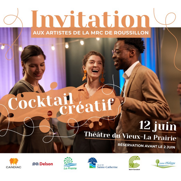 Artistes de la MRC de Roussillon - Inscription au cocktail créatif