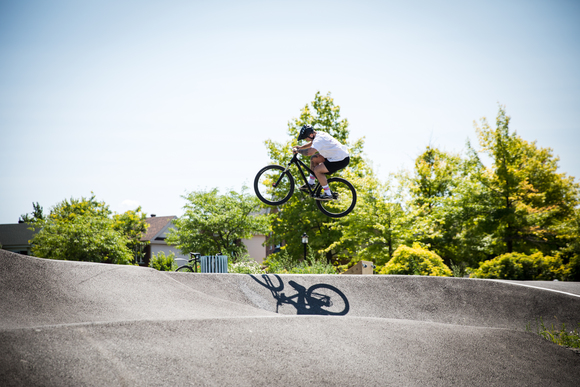 Un pro au Pumptrack