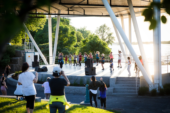 Zumba en plein air 
