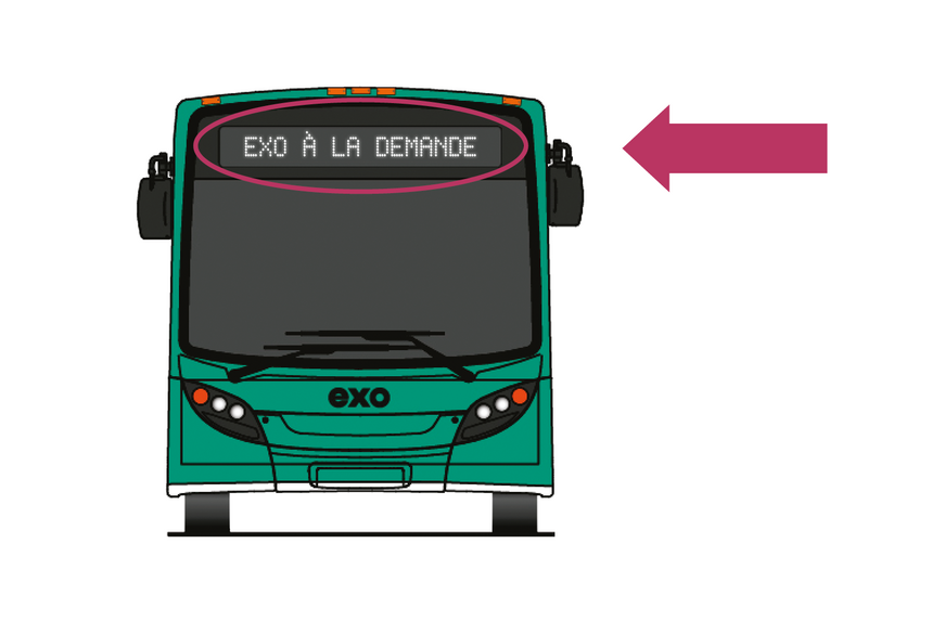 Exo à la demande arrive à Candiac le 8 novembre