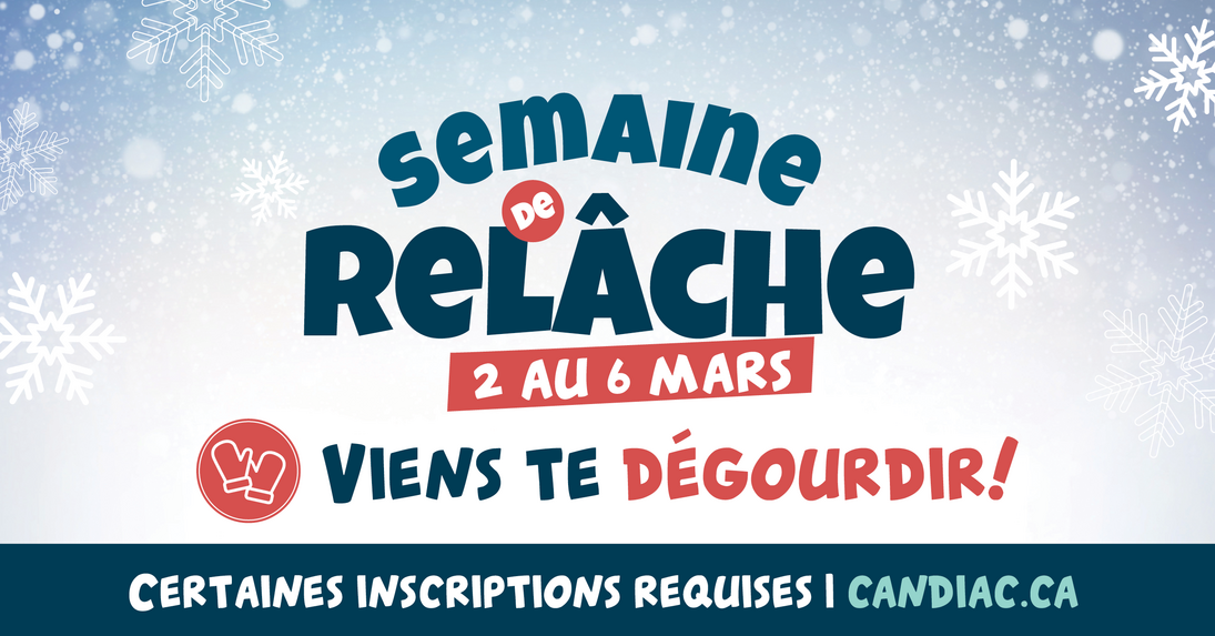 Découvrez la programmation de la relâche!